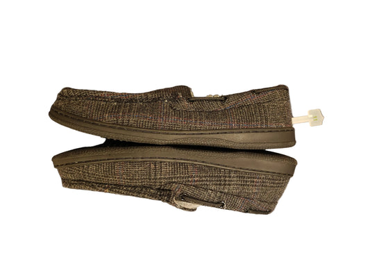 Goodfellow & Co Men's Tanner Moccasin Gray Faux Leather Slippers - Size 11