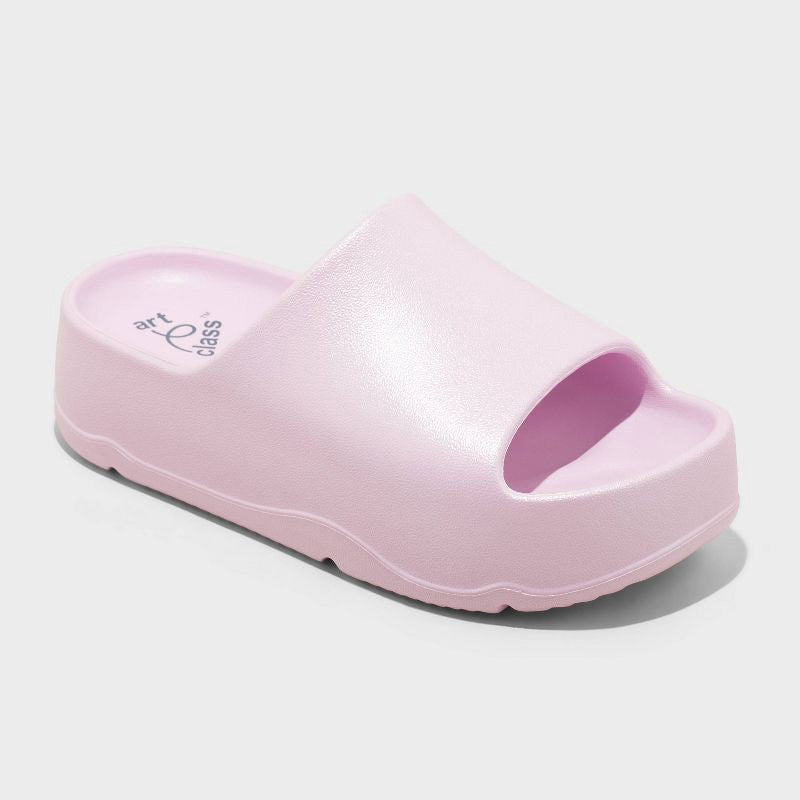 Kids' Edie Platform Slide Sandals - art class - CHOOSE SIZE/ COLOR