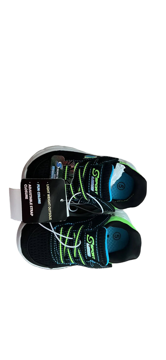 S Sport by Skechers Toddler Boys' Comfy Flex Mini Trainer Style Timmie - Size 5