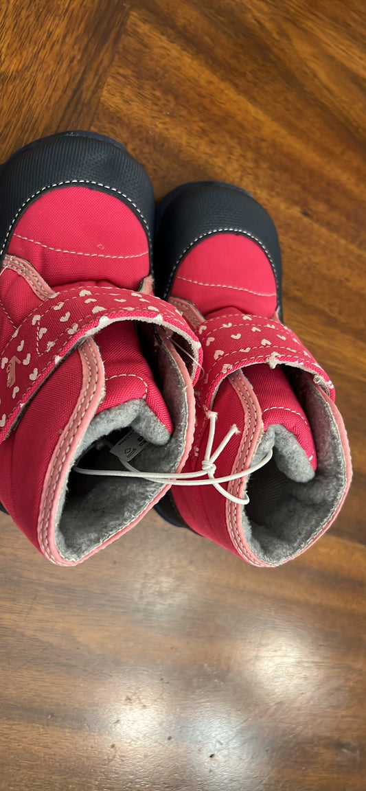 Toddler Girls See Kai Run Basics Blake Pink Winter Boots