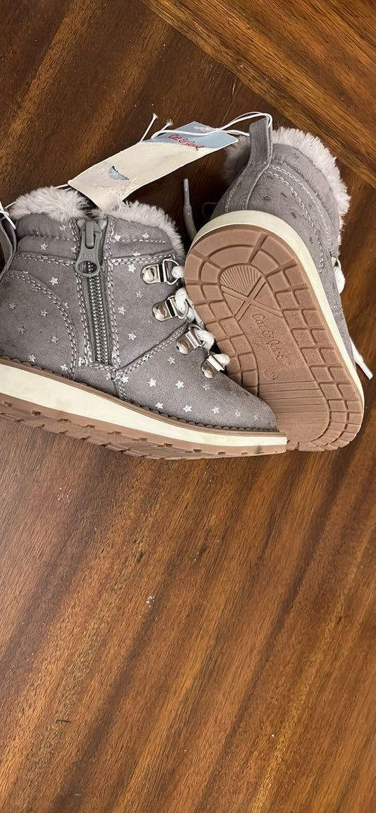 Toddler Girls' Reed Zipper Slip-On Combat Winter Boots