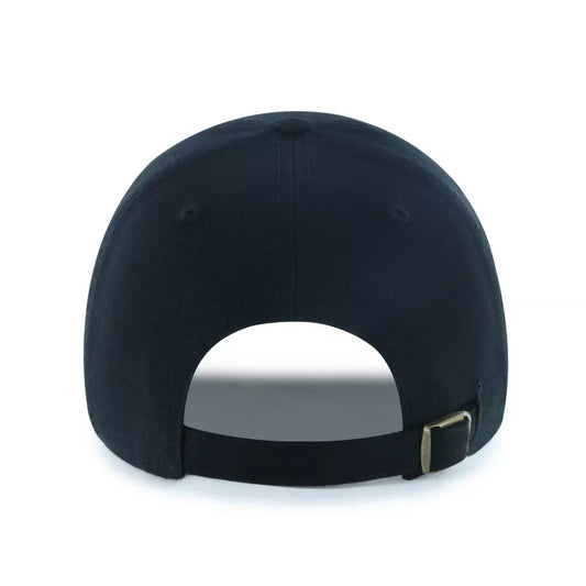 Lifestyle Adult Cotton Baseball Hats - Black: Dog Pattern, Adjustable Strap, Woven Cotton