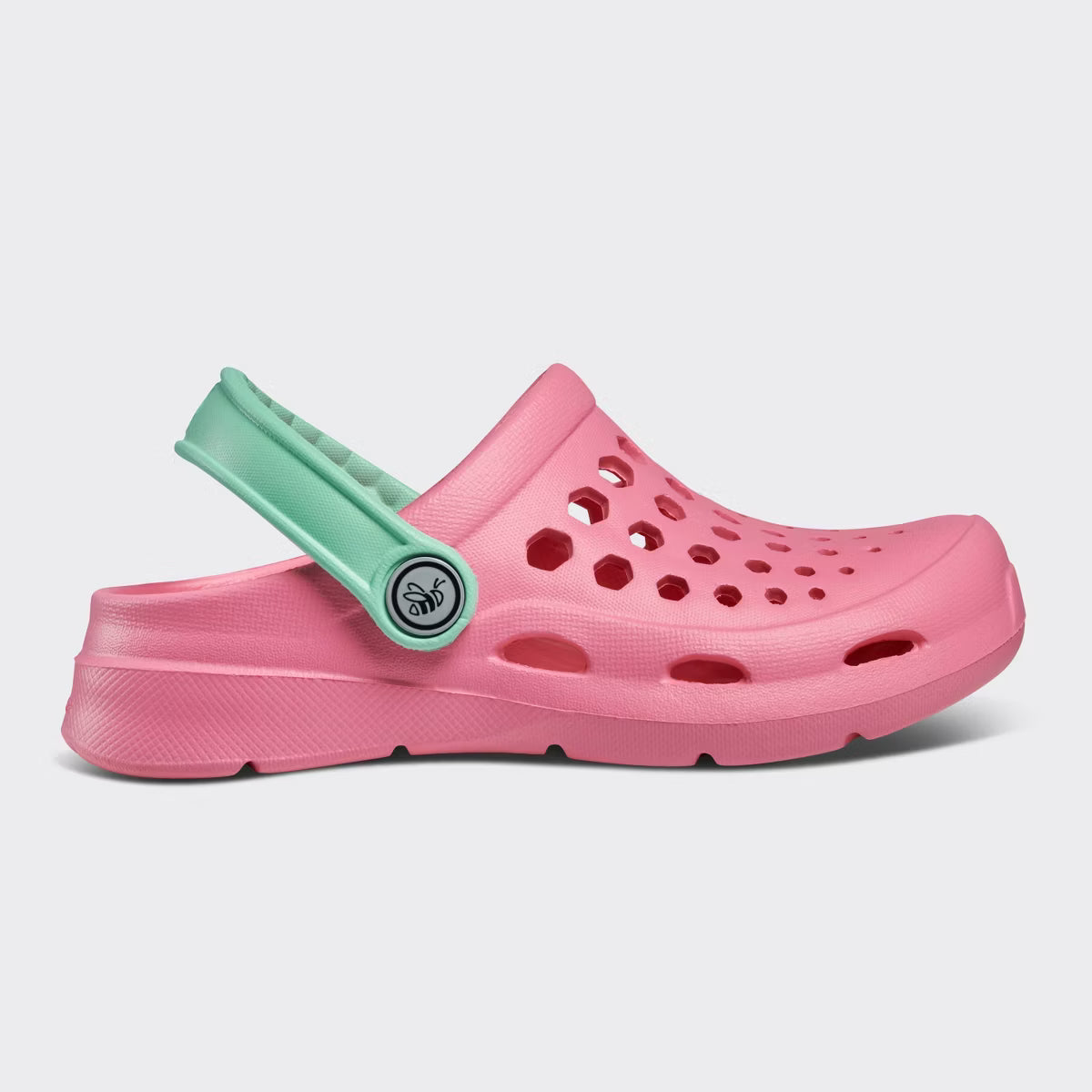 Joybees Toddler Harper Slip-On Clogs Pink/Mint Green - CHOOSE SIZE