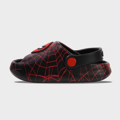 Kid's Spider-Man EVA Ankle Strap Sandals – Black