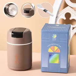 480ml Stainless Steel Food Flask Bento Lunch Box - CHOOSE COLOR