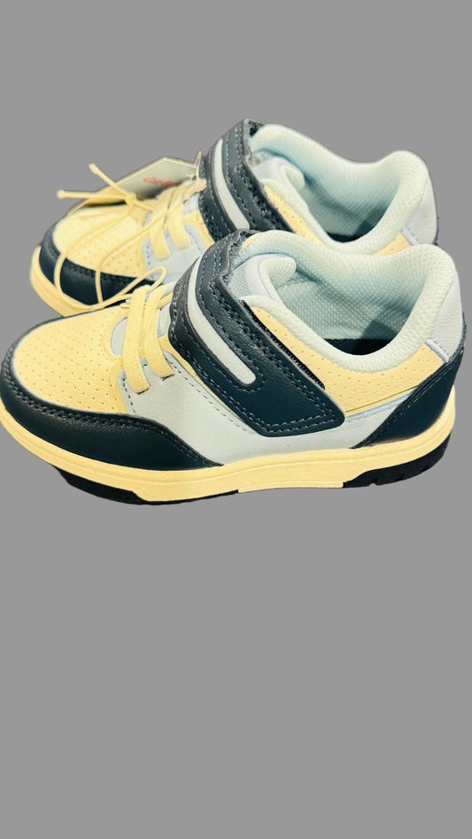 Toddler Hudson Sneakers Blue White Hook and Loop - Cat & Jack Choose size