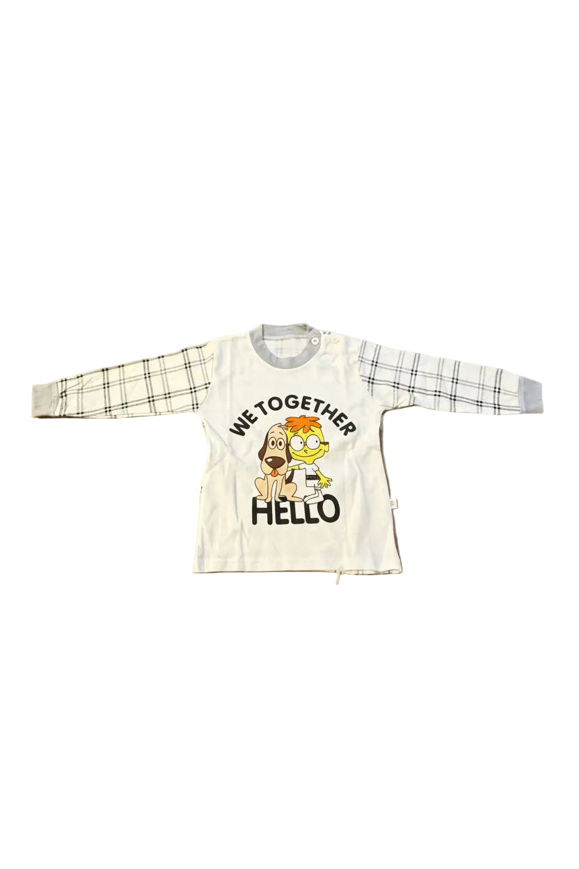 Kids Pajamas set 100% printed Cotton Sleepwear - Size 2T