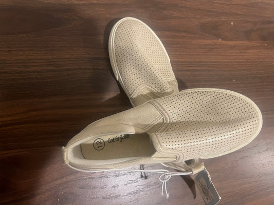 Cat & Jack Toddler Girls' Gold / Emilia Slip-On Sneakers
