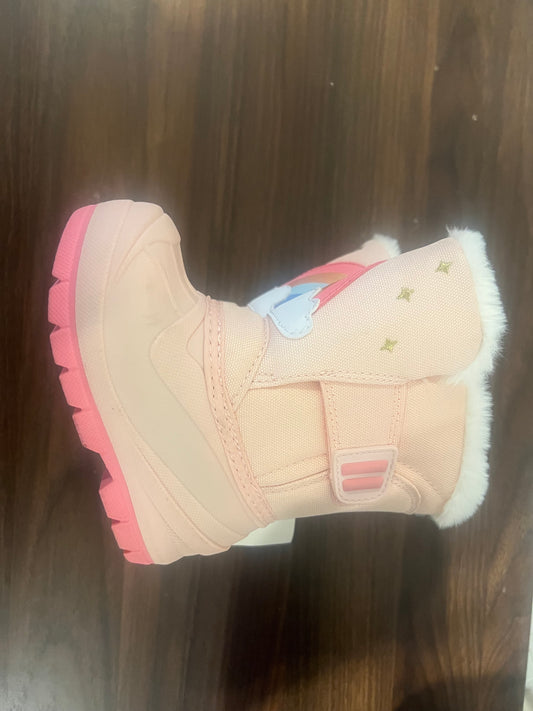 Toddler Girls Frankie Rainbow Pink Winter Boots