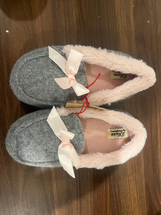 Dluxe by Dearfoams Super Comfort kids Moccasins Bootie Slippers