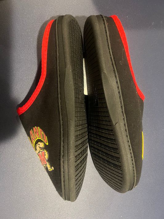 Men's ZooZatz Maryland Terrapins Memory Foam Slippers - Size M (9-10)