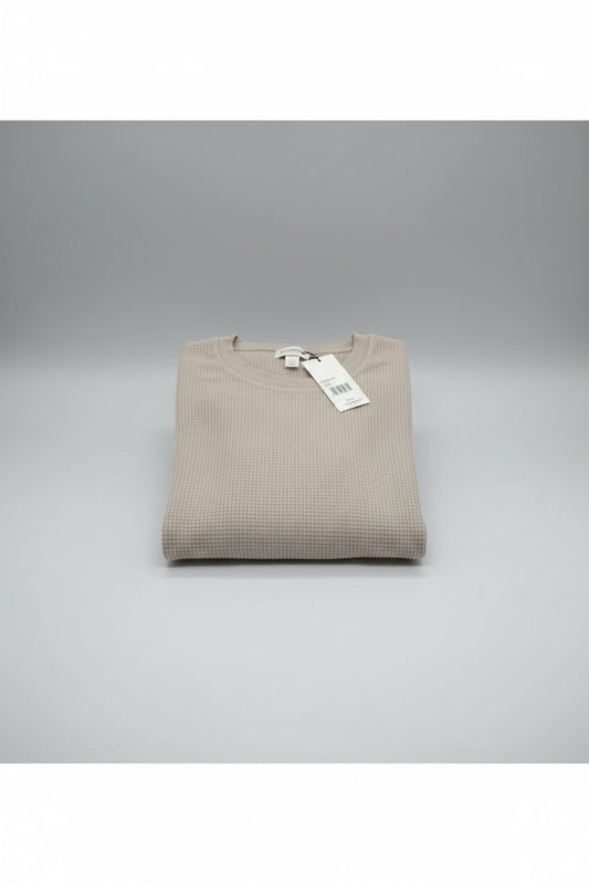 Goodfellow & Co Men's Thermal Waffle Knit Shirt Warm Grey - Size XXL