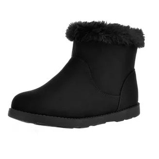 Cat & Jack Toddler Emani Slip-On Shearling Winter Boots Black- CHOOSE Sz