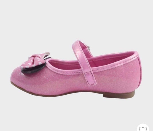 Toddler Girls' Disney Minnie Mouse Ballet Flats - Pink 6