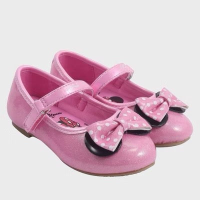 Toddler Girls' Disney Minnie Mouse Ballet Flats - Pink 6