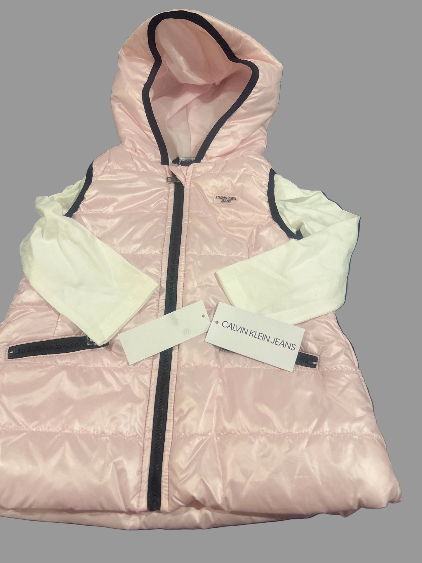 Calvin Klein Toddler Girl's 3-piece Set Vest-Shirt-Legging - 3T