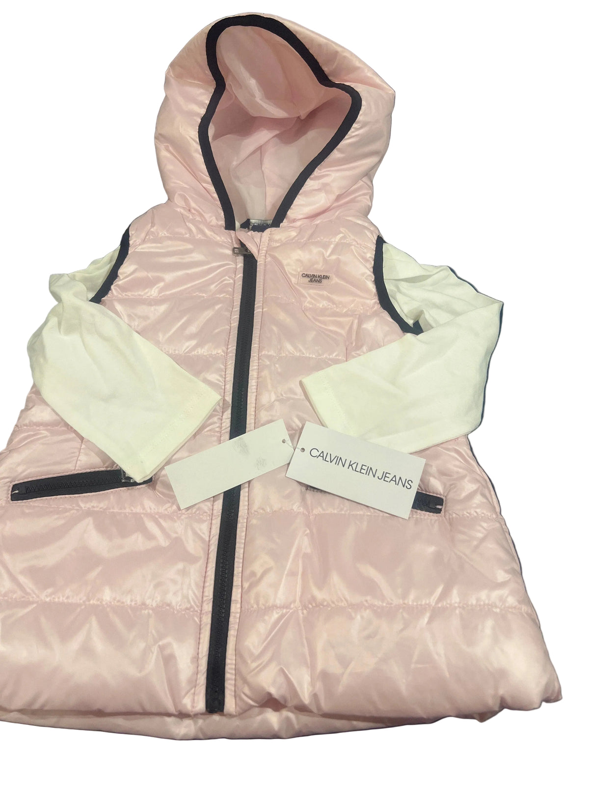Calvin Klein Toddler Girl's 3-piece Set Vest-Shirt-Legging - 3T