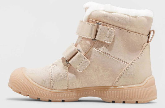 Cat & Jack Toddler ELI Winter Fur Shearling Lined Treaded Boots Pink - CHOOSE SIZE
