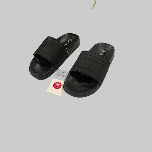 Kids' Nikko Sport Slide Sandals Black - Cat & Jack - M (2/3)