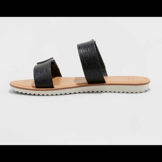 Women's Illiana Two Band Sandals - A New Day - Size 7