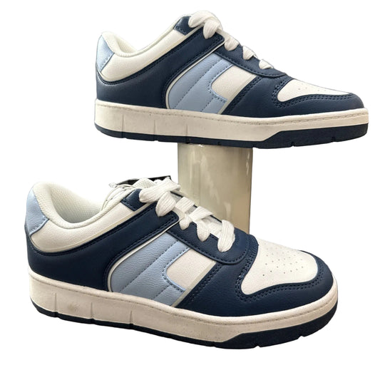 Art Class Big Boy's Zayne Court Sneakers Blue- Size 4