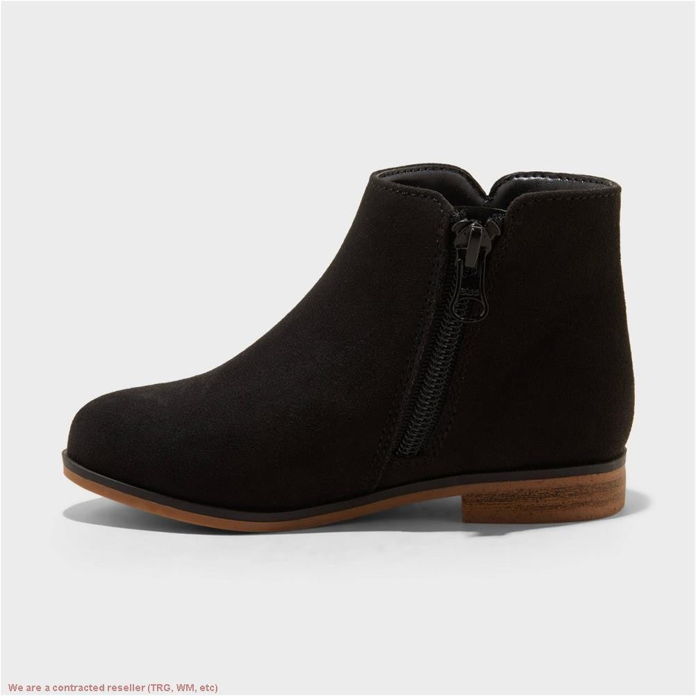 Cat & Jack Toddler's Penelope Slip-On Zipper Booties - SIZE 6