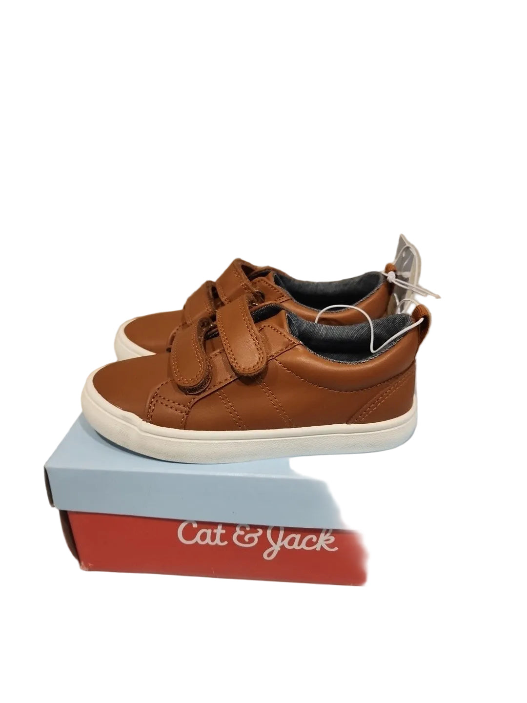 Cat & Jack Toddler Boys' Dino Sneakers Cognac - CHOOSE SIZE