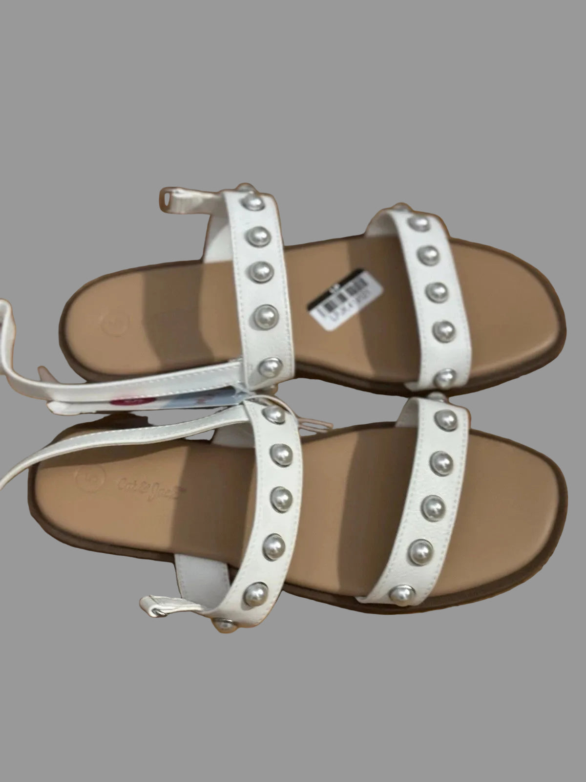 Kids' Eve Pearl Sandals White - Cat & Jack - CHOOSE SIZE