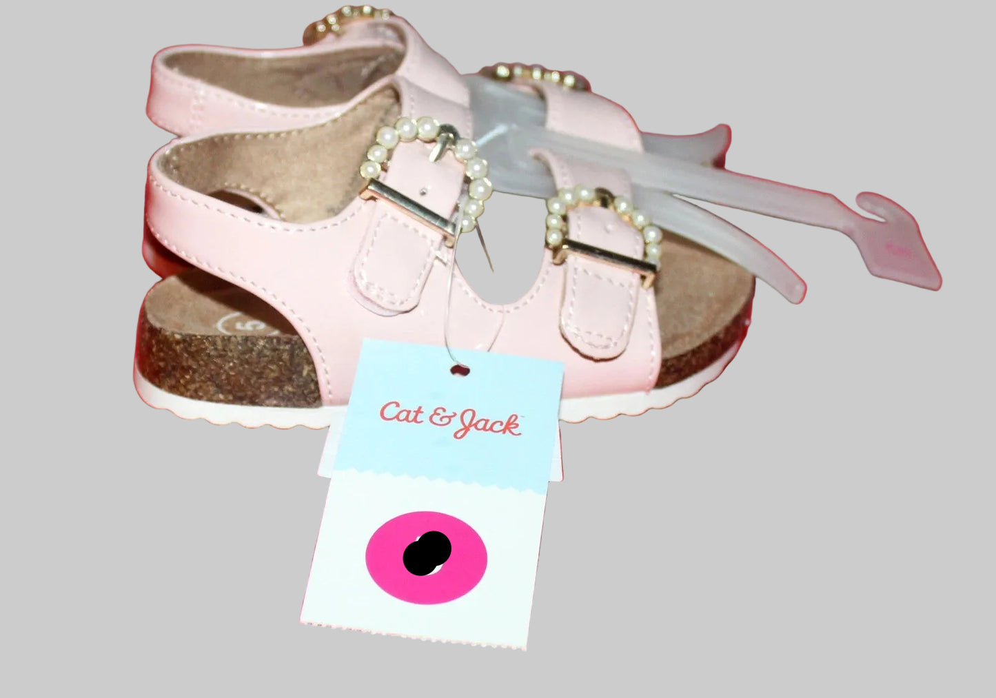 Toddler Reagan Footbed Sandals Pink - Cat & Jack - CHOOSE SIZE