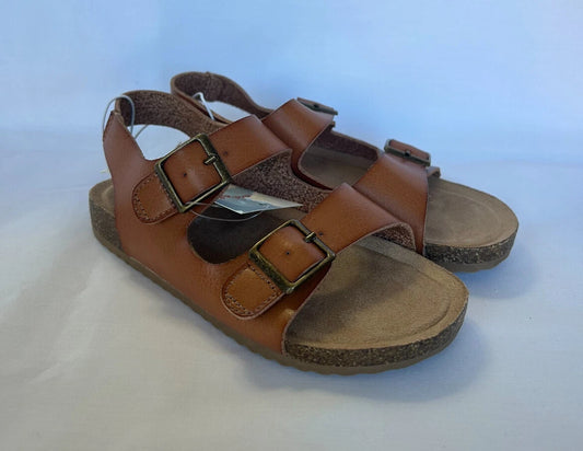 Kid's Reagan Footbed Sandals Cognac - Cat & Jack - CHOOSE SIZE