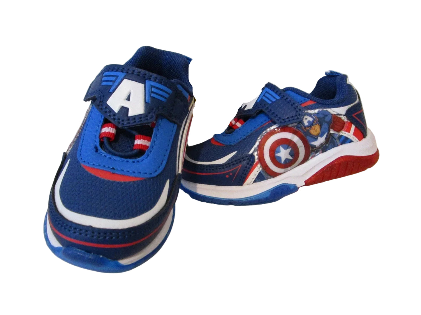 Marvel Design Toddler Disney Captain America Avenger Sneakers Blue- CHOOSE SIZE