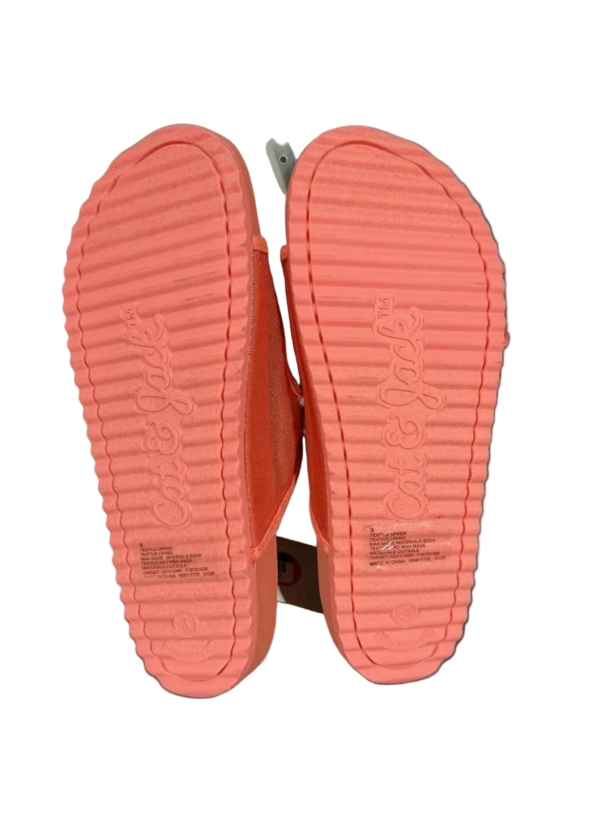 Kids' Kaia Mesh Footbed Sandals Coral Red - Cat & Jack - CHOOSE SIZE