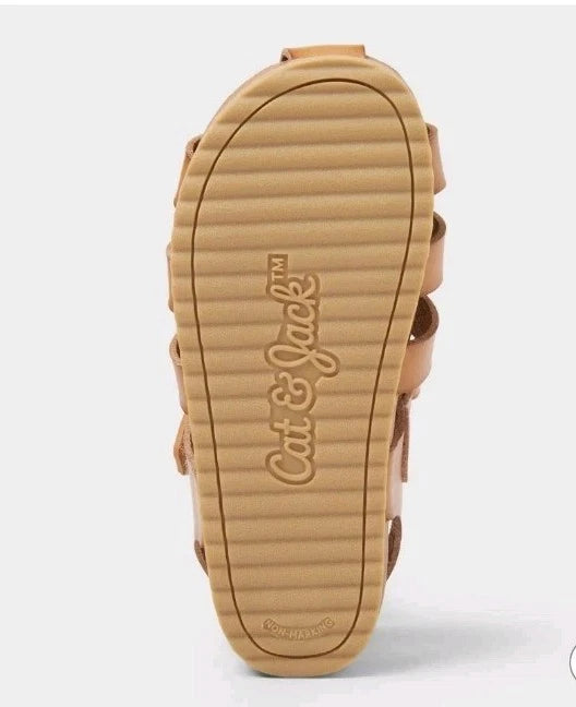Cat & Jack Toddler Rhett Fisherman Sandals Cognac - CHOOSE SIZE