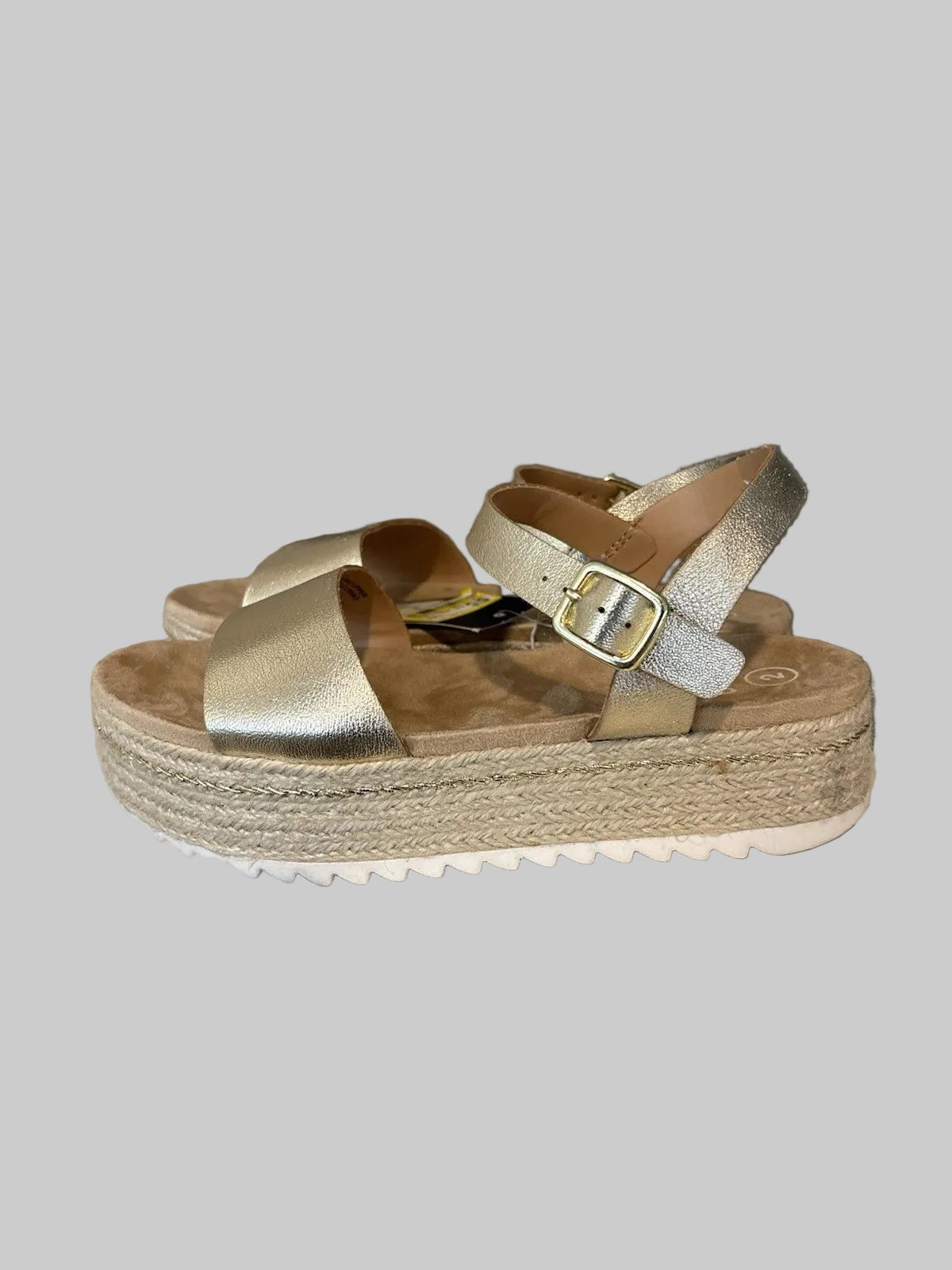 Kids' Lindsey Platform Espadrille Sandals Gold - art class - CHOOSE SIZE