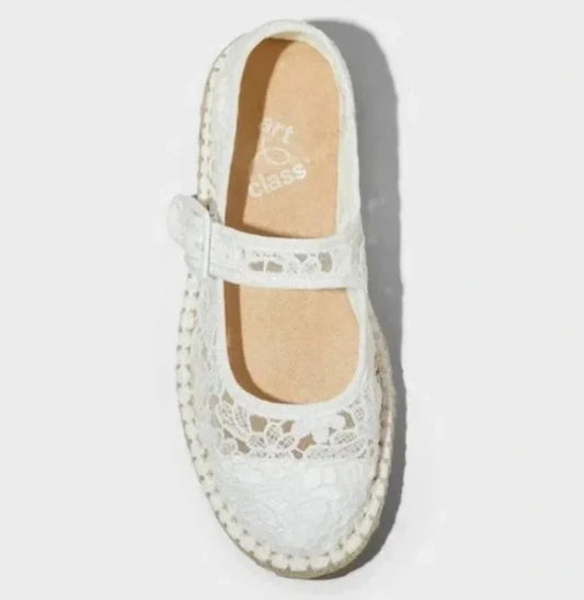 Kids' Madeline Lace Espadrille Mary Jane Flats - Art Class™ - CHOOSE SIZE