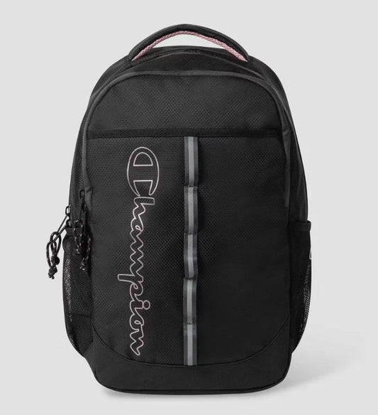 Champion Center Backpack - Black/Pink
