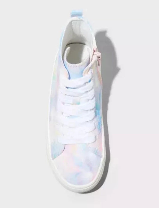 Girls Youth Tie Dye Hi- Top Sneakers - Art Class™ - CHOOSE SIZE