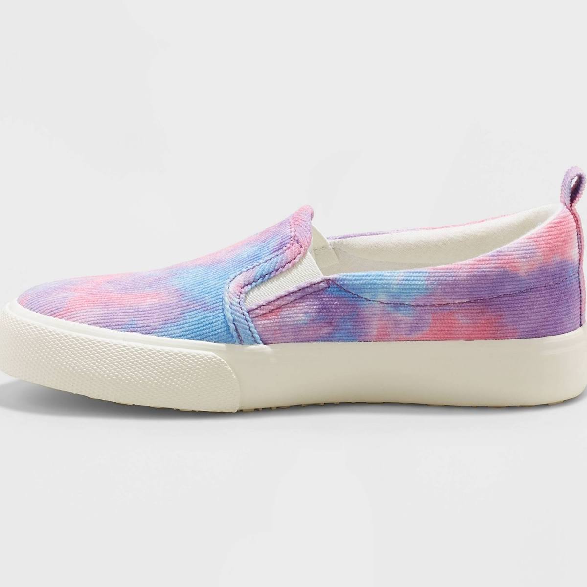 Girls Neva Slip On Sneakers Purple Tie Dye - Cat & Jack - Size 5