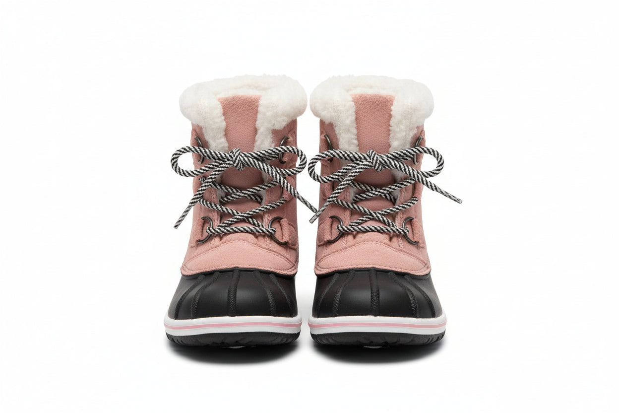 Cat & Jack Girls Faux Fur Kit Winter Boots