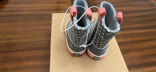 Toddler See Kai Run Basics Ripley Hearts Pull-On Boots