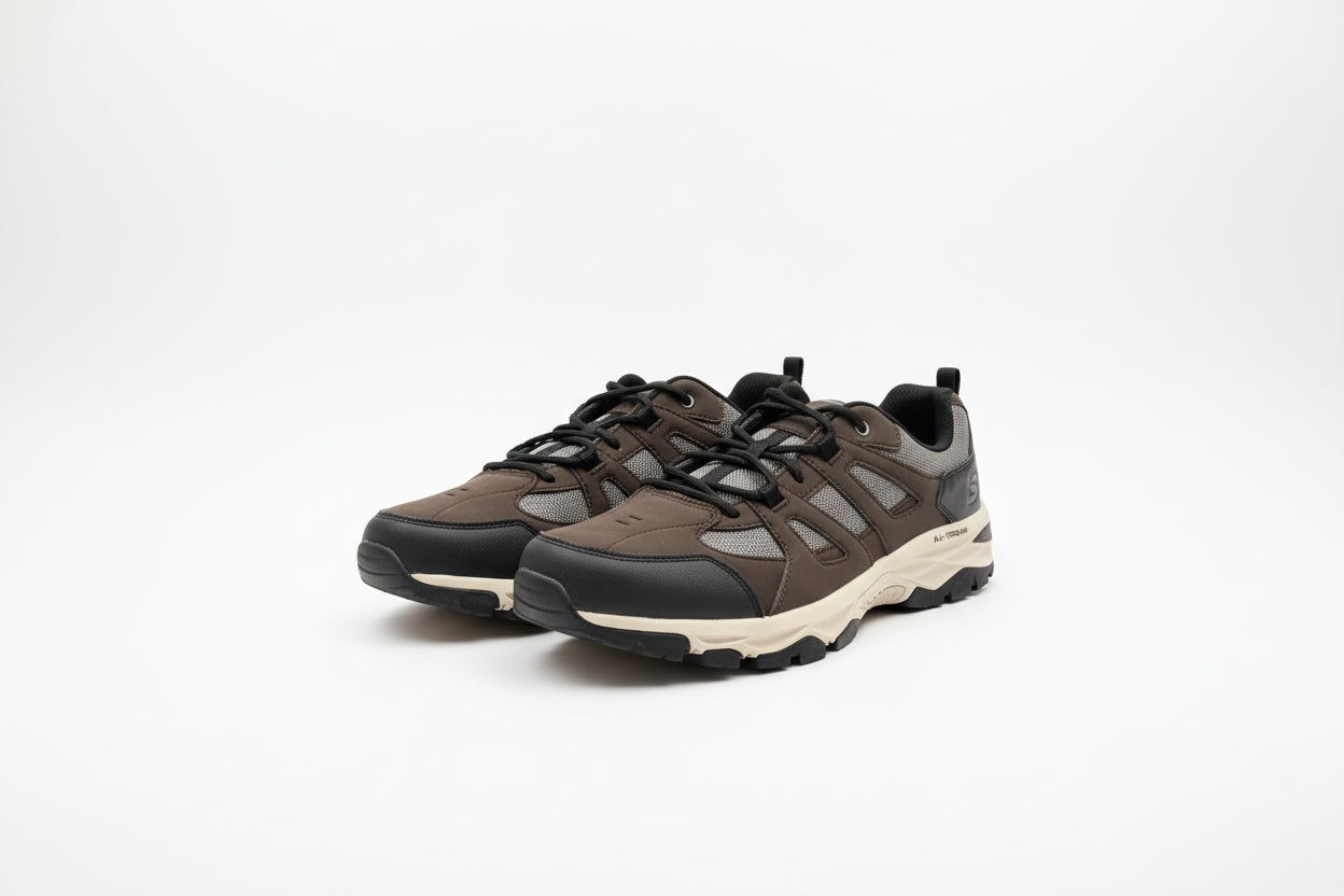 Men's S Sport by Skechers Breggs Hiker Brown Sneakers - Choose Size