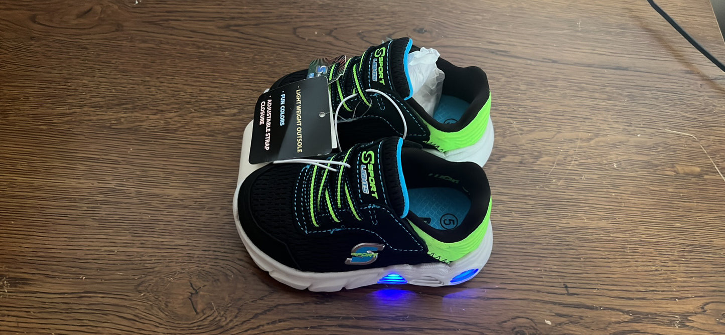 S Sport by Skechers Toddler Boys' Comfy Flex Mini Trainer Style Timmie - Size 5