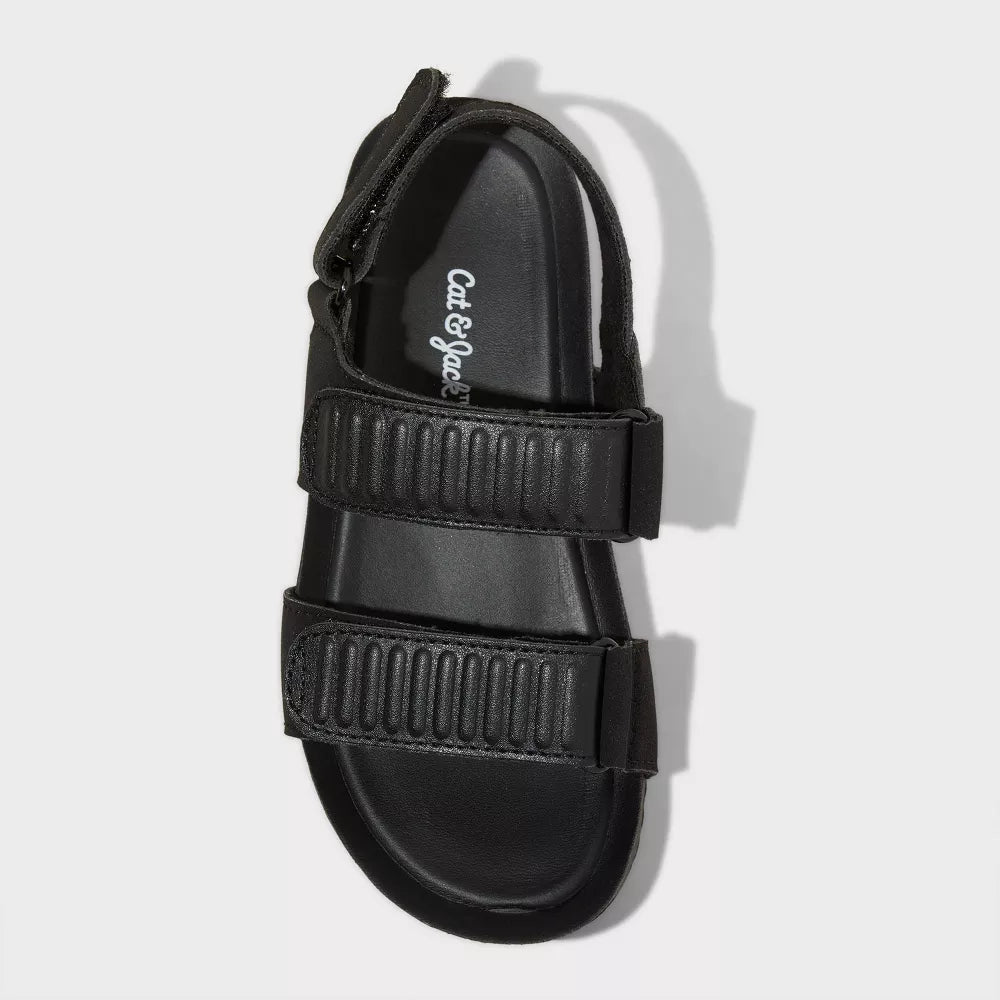 Toddler Kody Sandals Black - Cat & Jack - CHOOSE SIZE