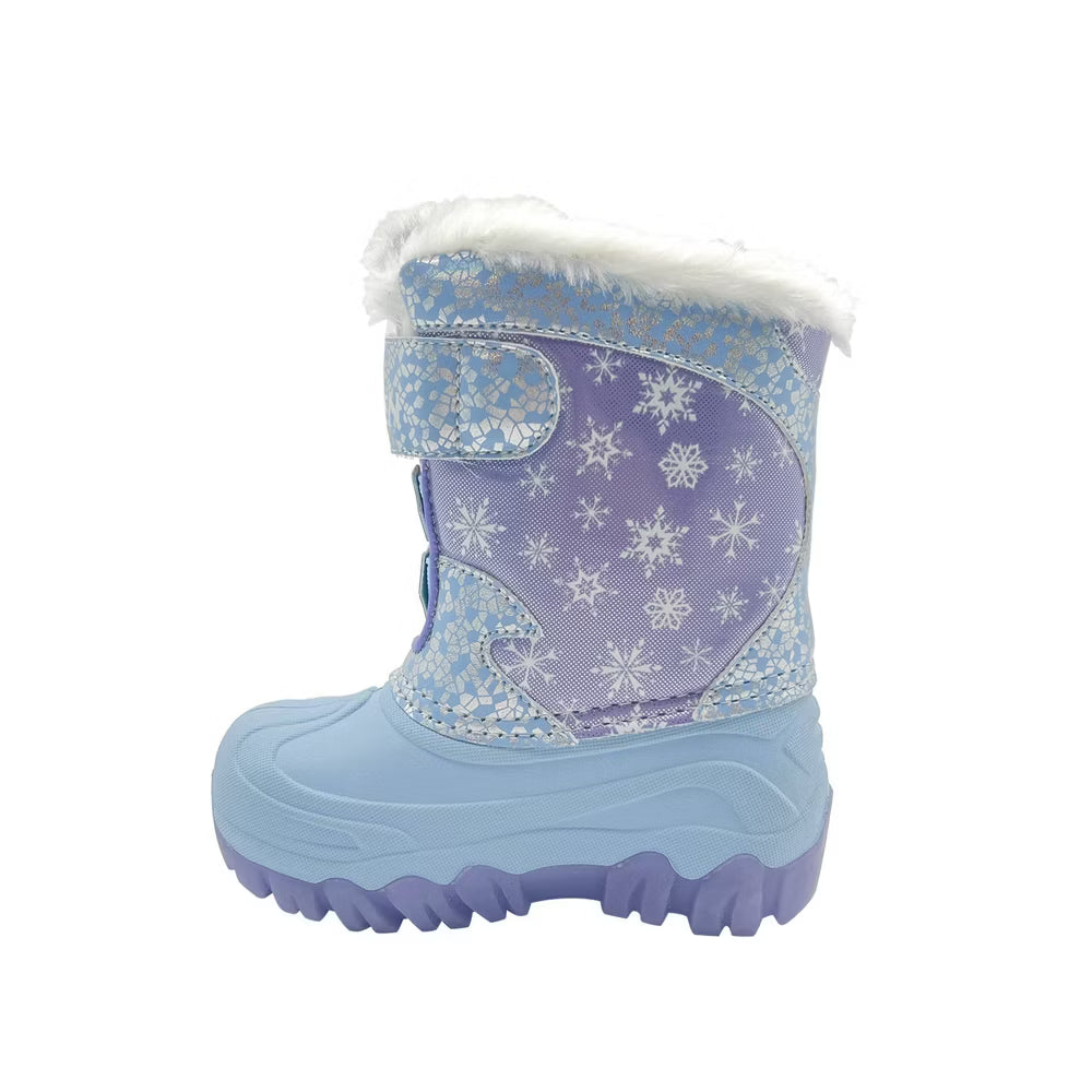 Disney Frozen Toddler Lighted Winter Snow Boots Blue - CHOOSE SIZE