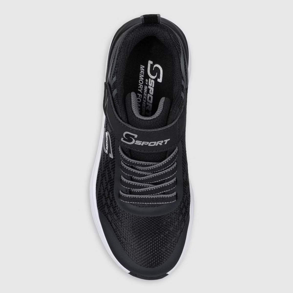 S Sport By Skechers Kids' Spencer Sneakers Black - Size 13
