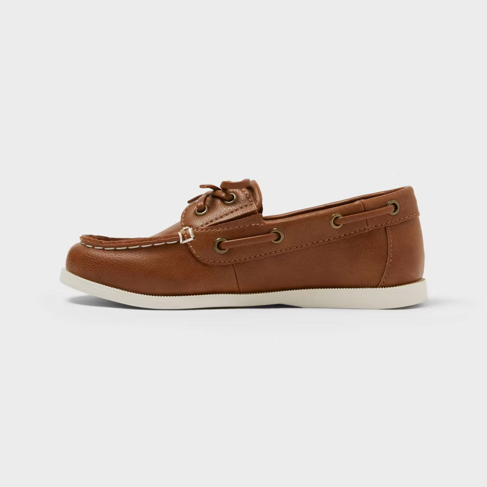 Big Kids' Easton Boat Shoes  Cognac - Cat & Jack Size 6