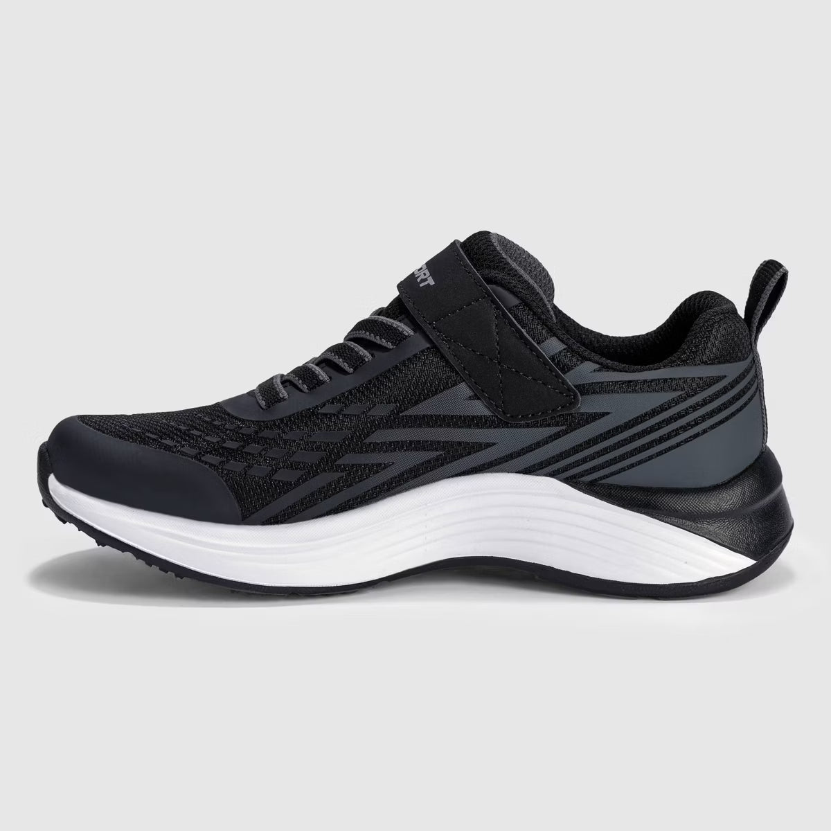 S Sport By Skechers Kids' Spencer Sneakers Black - Size 13