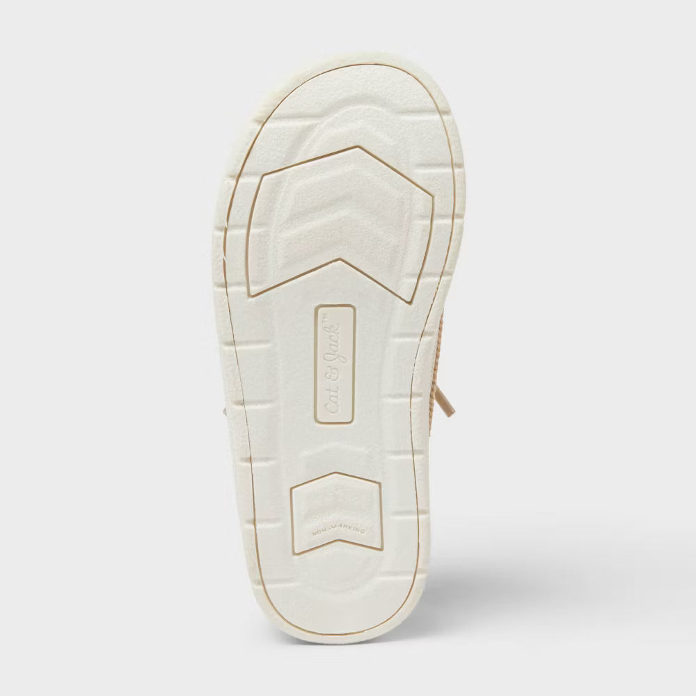 Kids' Boyd Slip-On Boat Sneakers Beige - Cat & Jack™ - Size 5