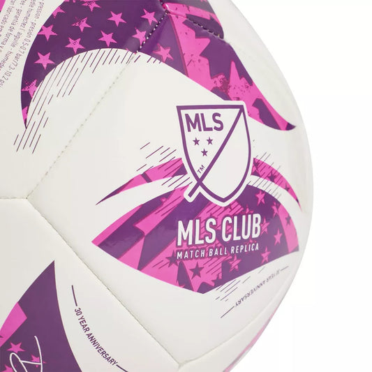 Adidas MLS Club Sports Soccer Ball - Berry Purple:  CHOOSE SIZE