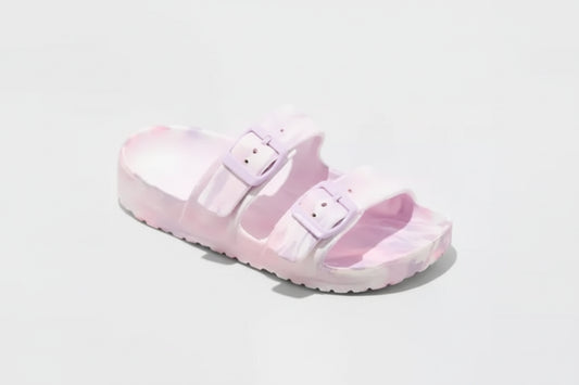 Cat & Jack Kids' Noa Footbed Sandals Purple- CHOOSE SIZE